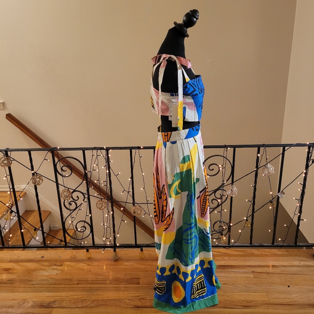 21. Nwt Commense Multicolor Vacation Set Size Large - Picture 4 of 11